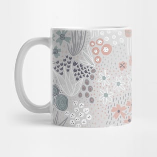 Winter Flower Field Mug